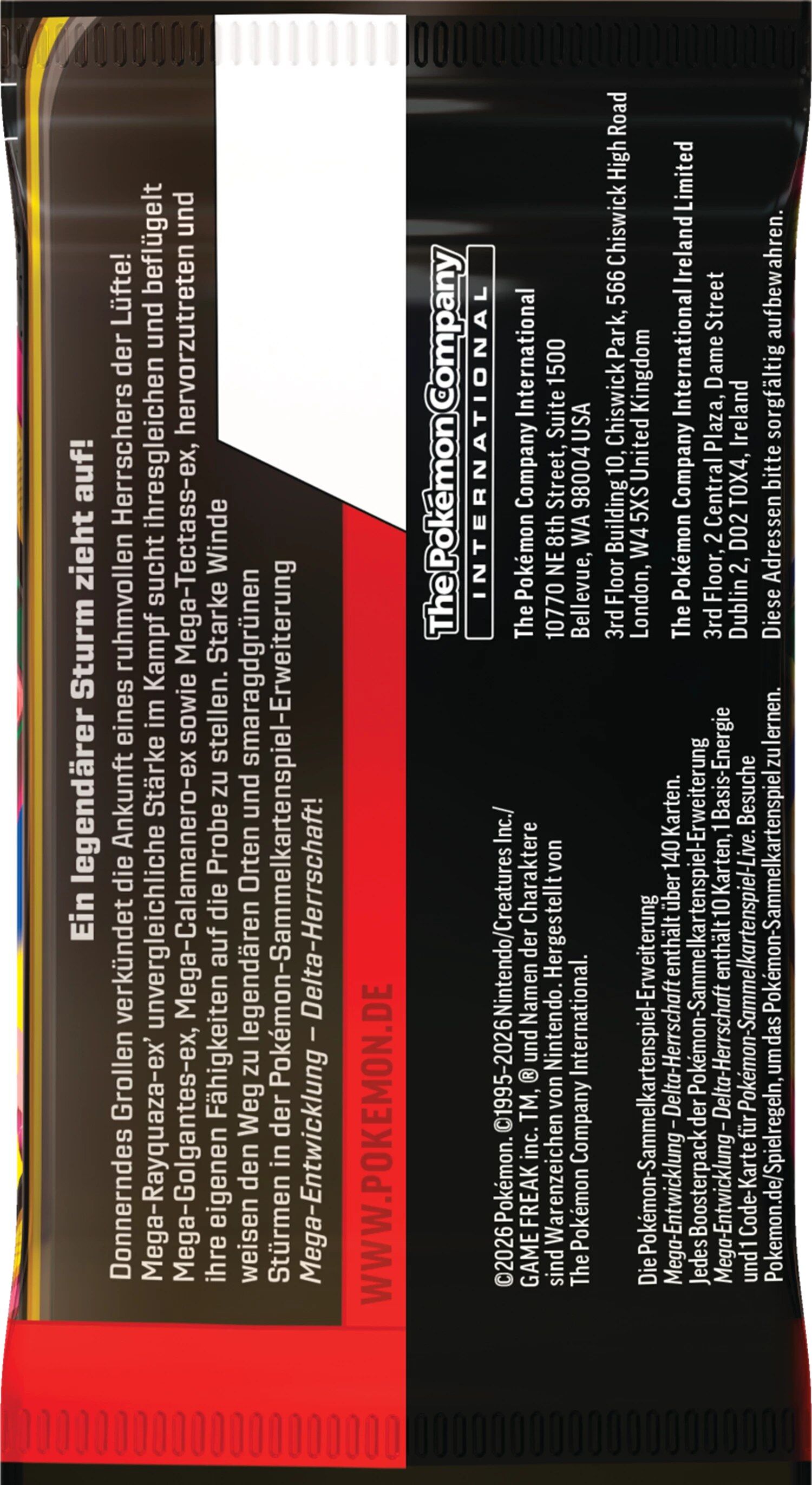 Pokémon TCG: ME06 Delta Herrschaft Booster - DE