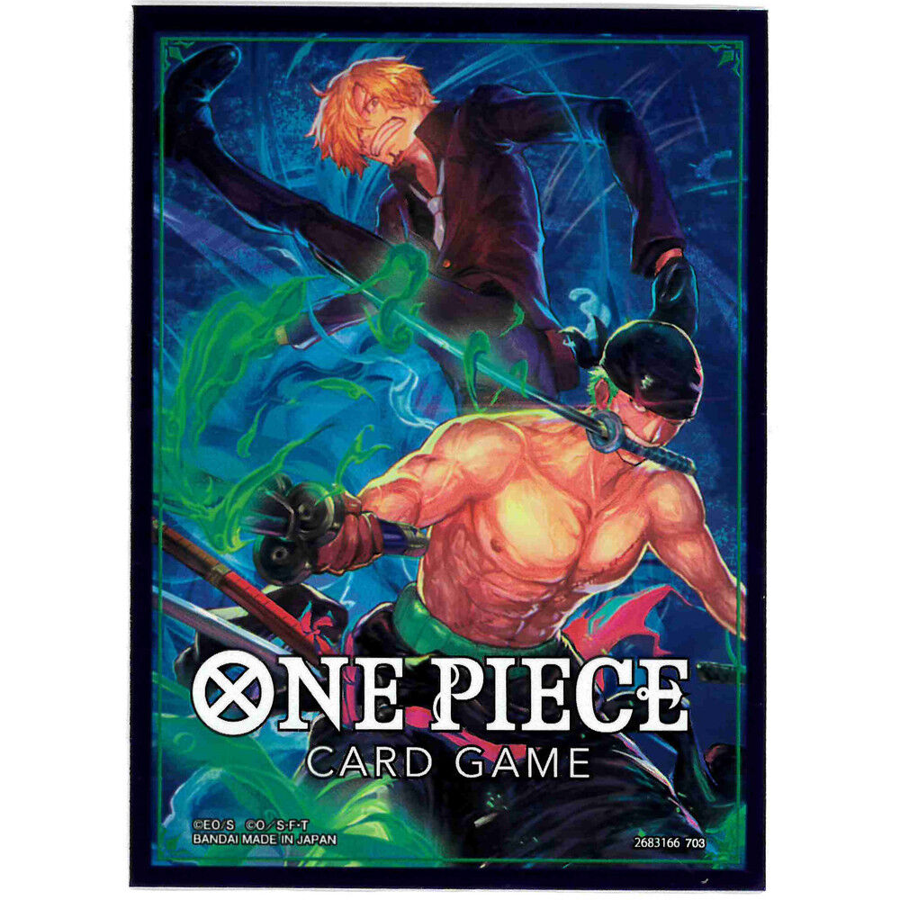 One Piece Card Game - Official Sleeves Set No. 5 - Zorro & Sanji (70 Sleeves) One Piece Card Game - Official Sleeves Set No. 5 - Zorro & Sanji (70 Sleeves)