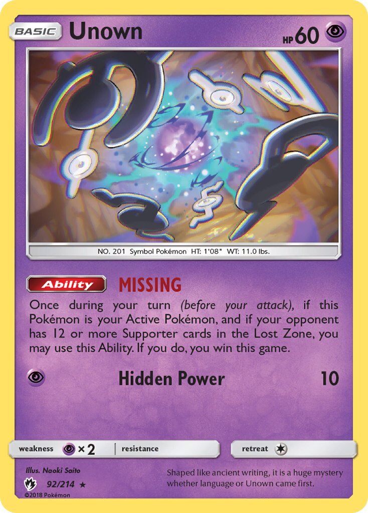 Unown - 92/214 - EN