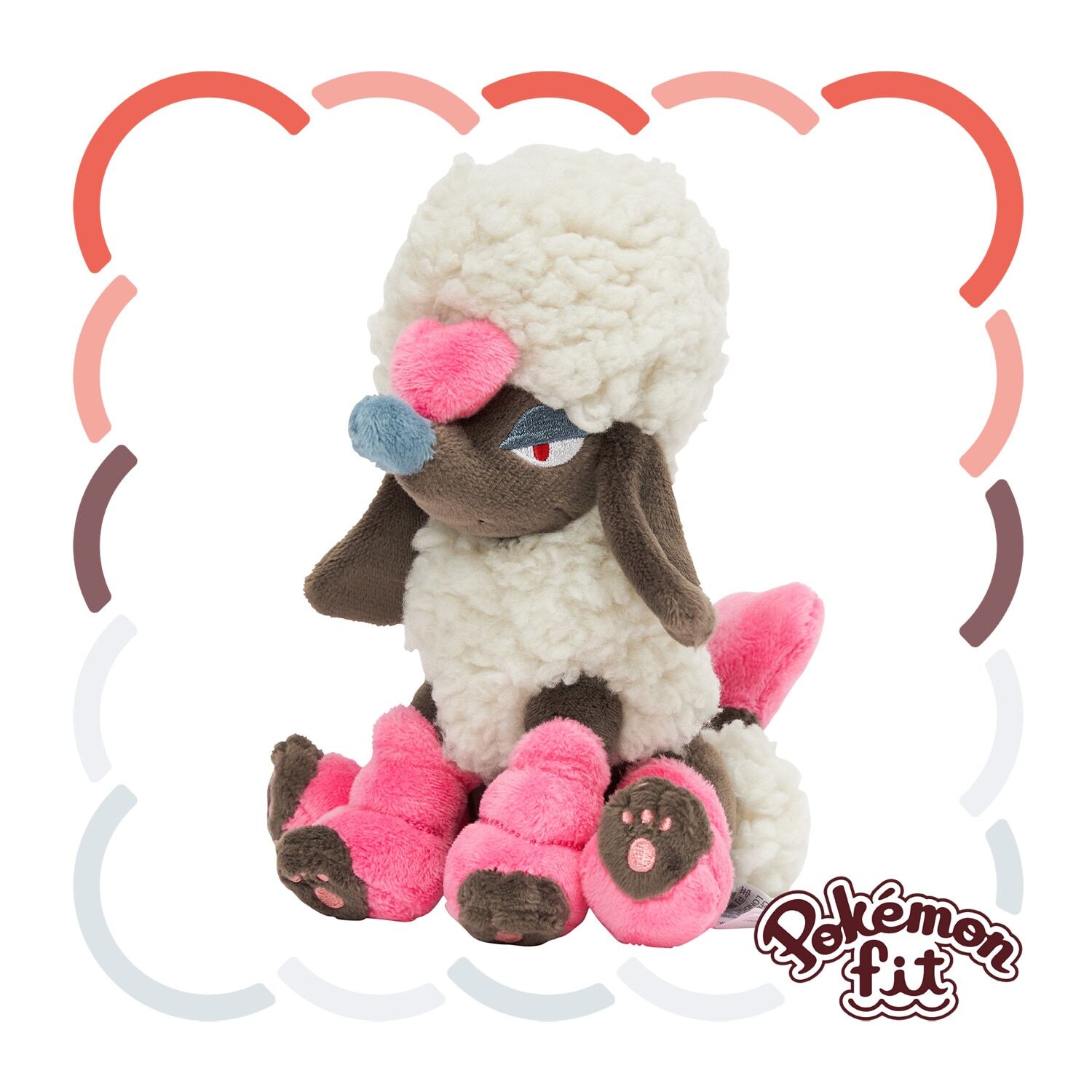 Furfrou Heart Trim Sitting Cuties Plush - 15 cm