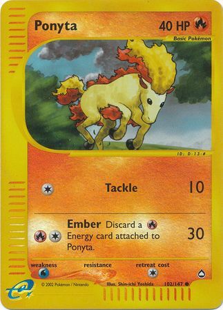 Ponyta - 102/147 - Reverse Holo - EN Ponyta - 102/147 - Reverse Holo - EN