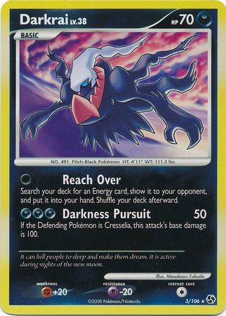 Darkrai - 3/106 - Reverse Holo - EN Darkrai - 3/106 - Reverse Holo - EN