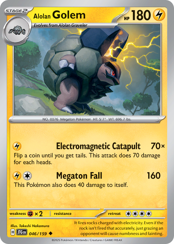 Alolan Golem - 046/159 - EN Alolan Golem - 046/159 - EN