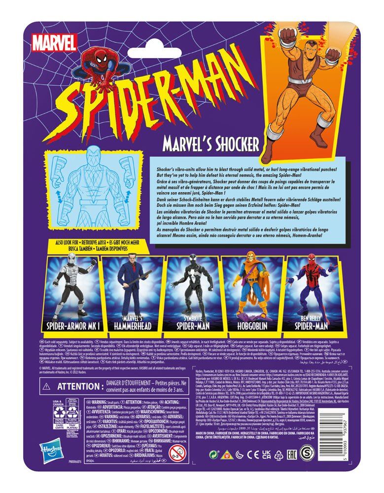 Spider-Man Marvel Legends Series Actionfigur 2022 Marvel's Shocker 15 cm