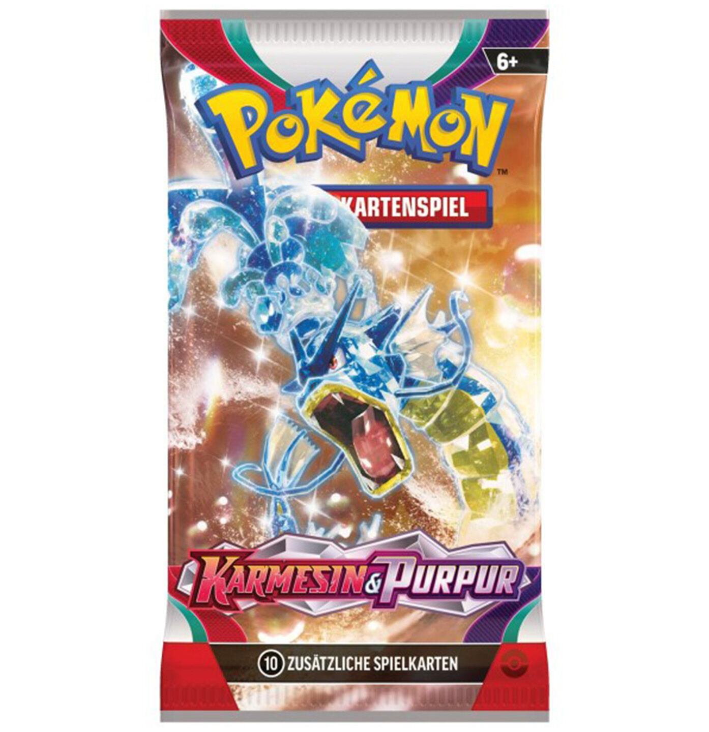 Pokémon TCG: Karmesin & Purpur Booster Pack (10 Cards) - DE