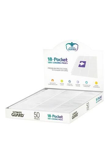 Ultimate Guard 18-Pocket Pages Side-Loading Weiß (50) Ultimate Guard 18-Pocket Pages Side-Loading Weiß (50)