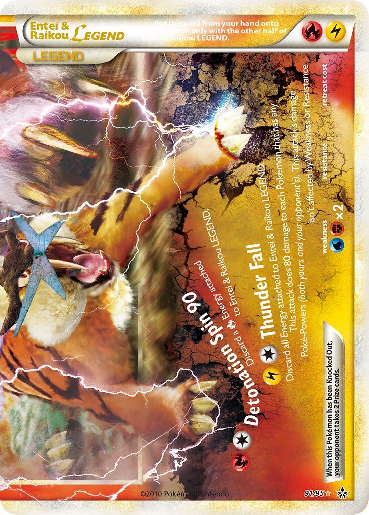 Entei & Raikou LEGEND - 91/95 - EN Entei & Raikou LEGEND - 91/95 - EN