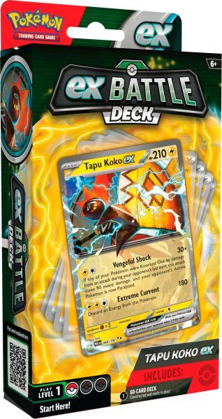 Pokémon TCG: Tapu Koko ex Battle Deck 2024 - EN Pokémon TCG: Tapu Koko ex Battle Deck 2024 - EN