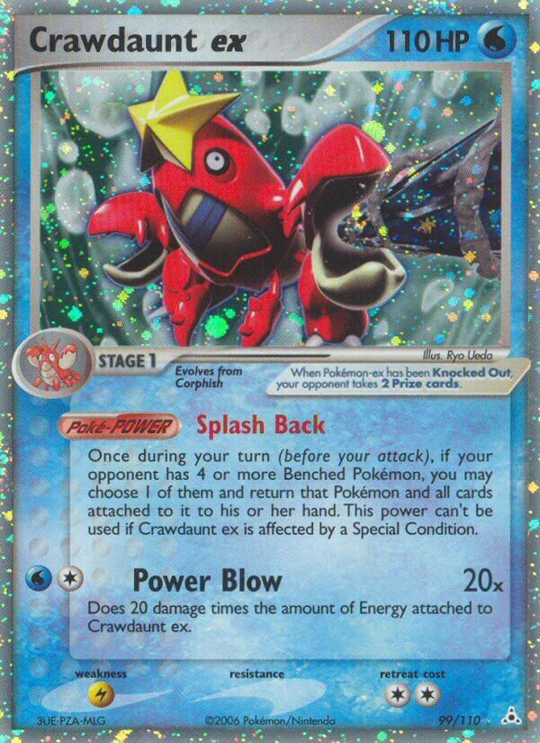 Crawdaunt ex - 99/110 - EN