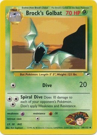 Brock’s Golbat - 39/132 - Unlimited - EN