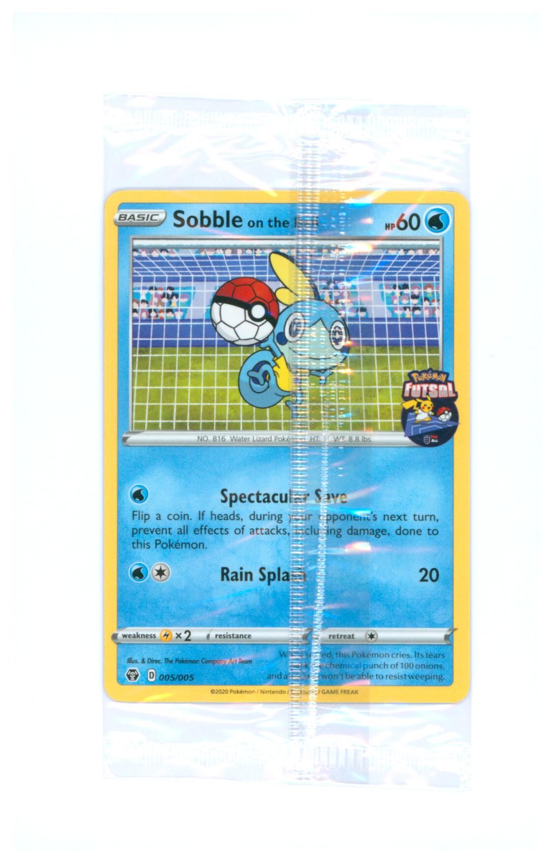 Sobble On The Ball 005/005 - Futsal Promo Sealed - Pokémon TCG