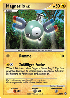 Magnetilo - 67/100 - Pokemon TCG - Near Mint