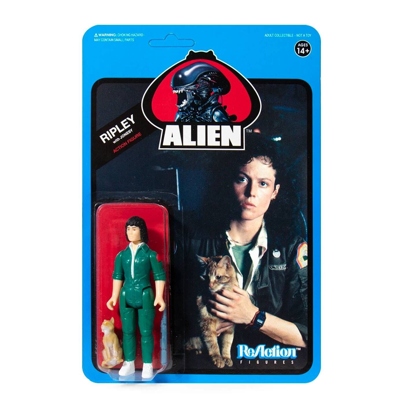 Aliens ReAction Actionfigur Wave 3 Ripley with Jonesy 10 cm