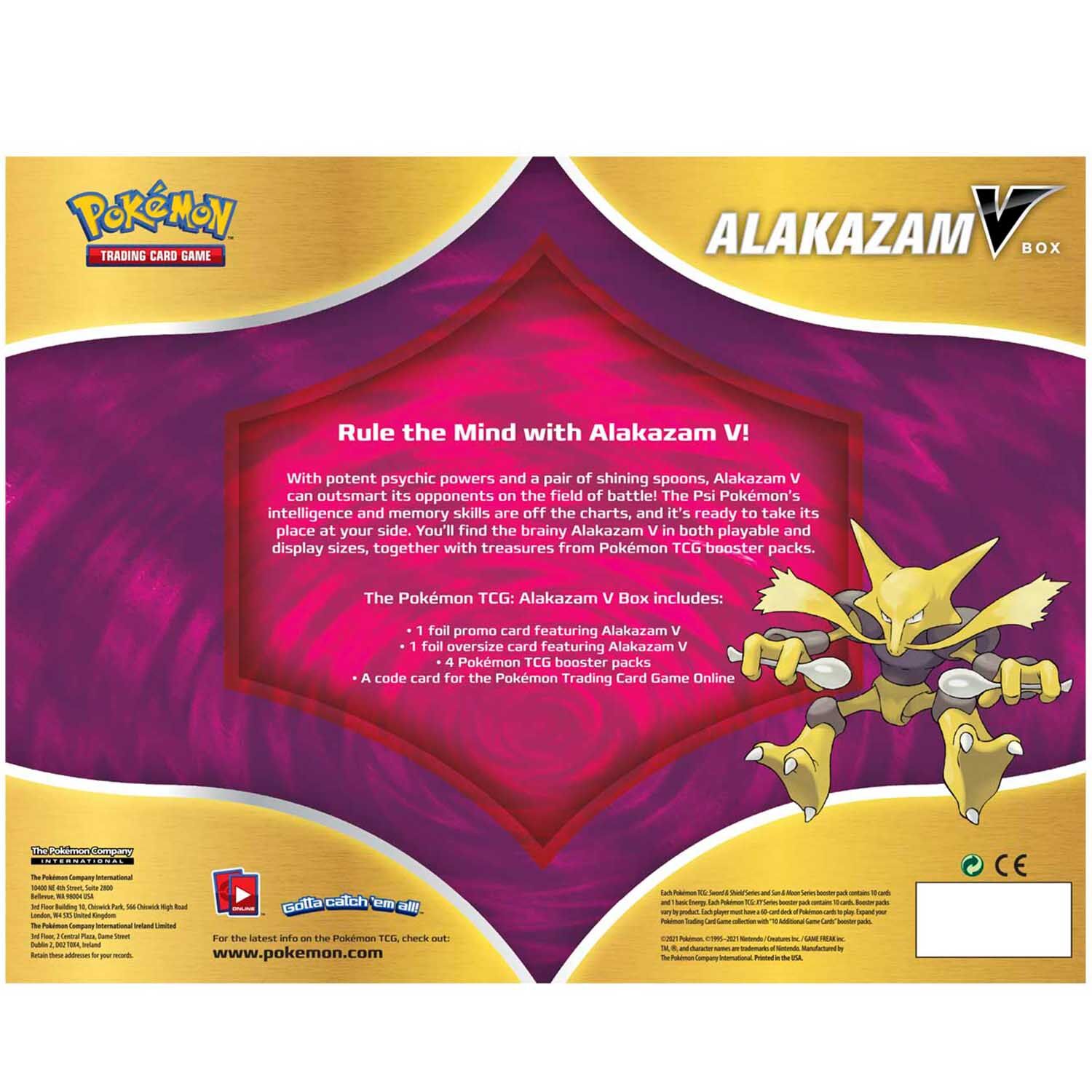 Pokémon Alakazam V Collection Box - EN