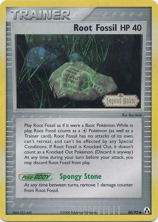 Root Fossil - 80/92 - Reverse Holo - EN