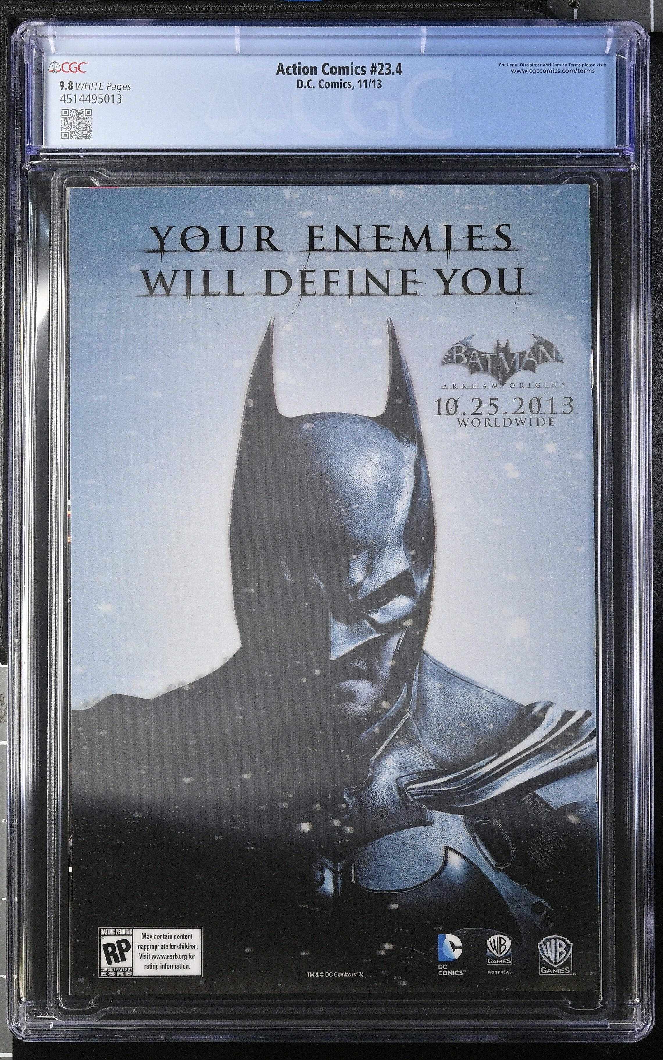Action Comics #23.4 CGC 9.8 3D Lenticular Cover