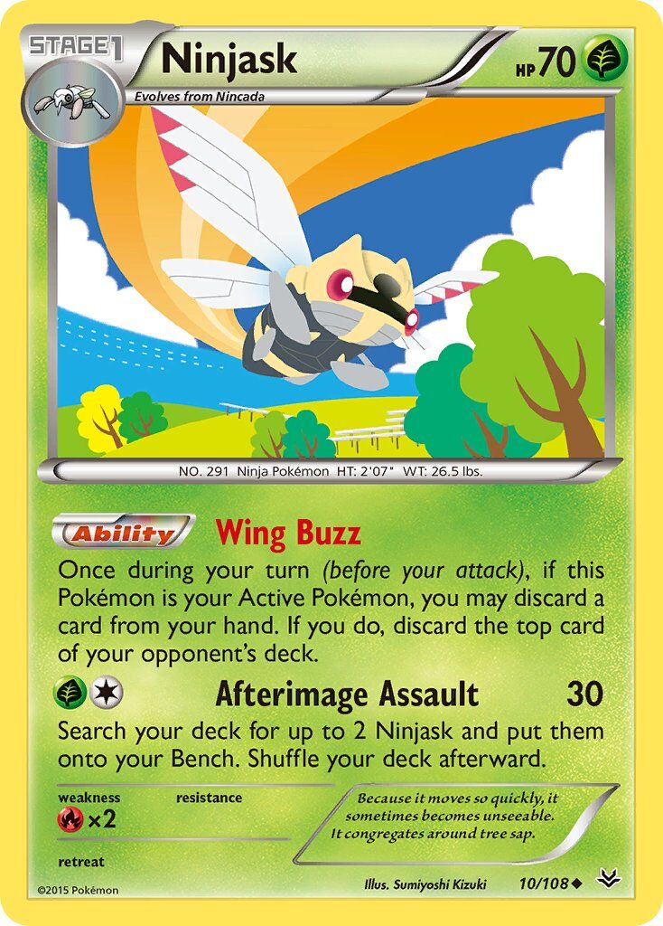 Ninjask - 10/108 - EN