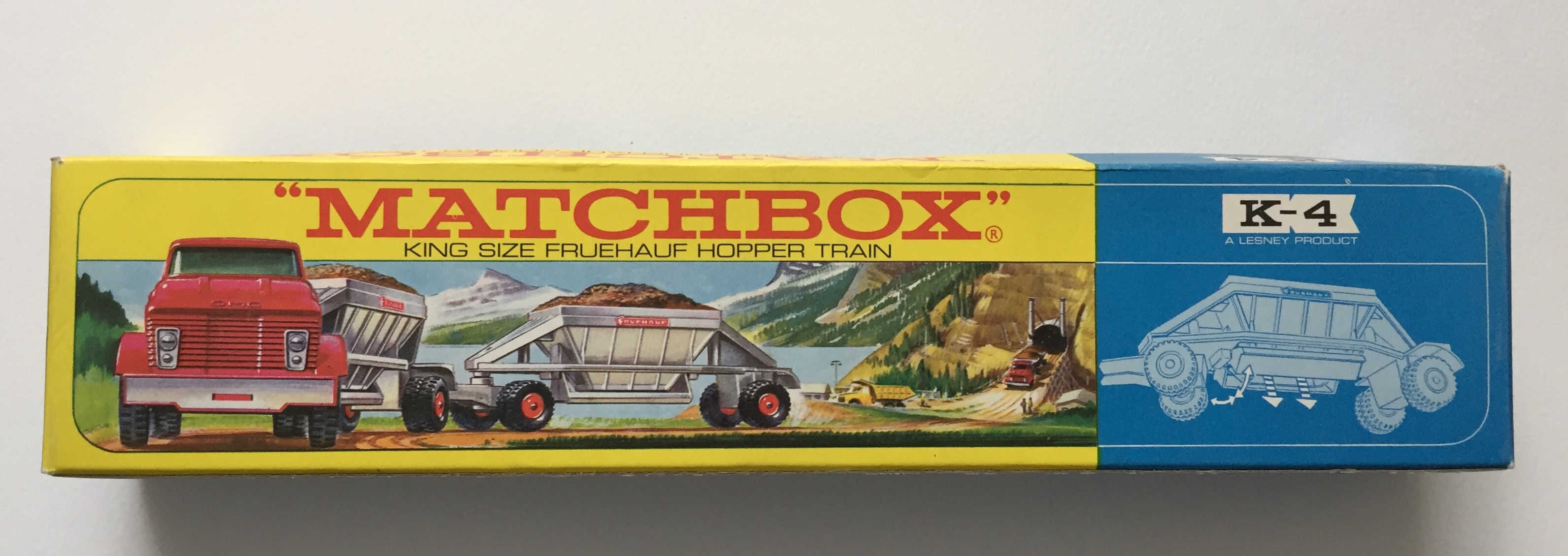 Matchbox Fruehauf Hopper Train K-4 1960er