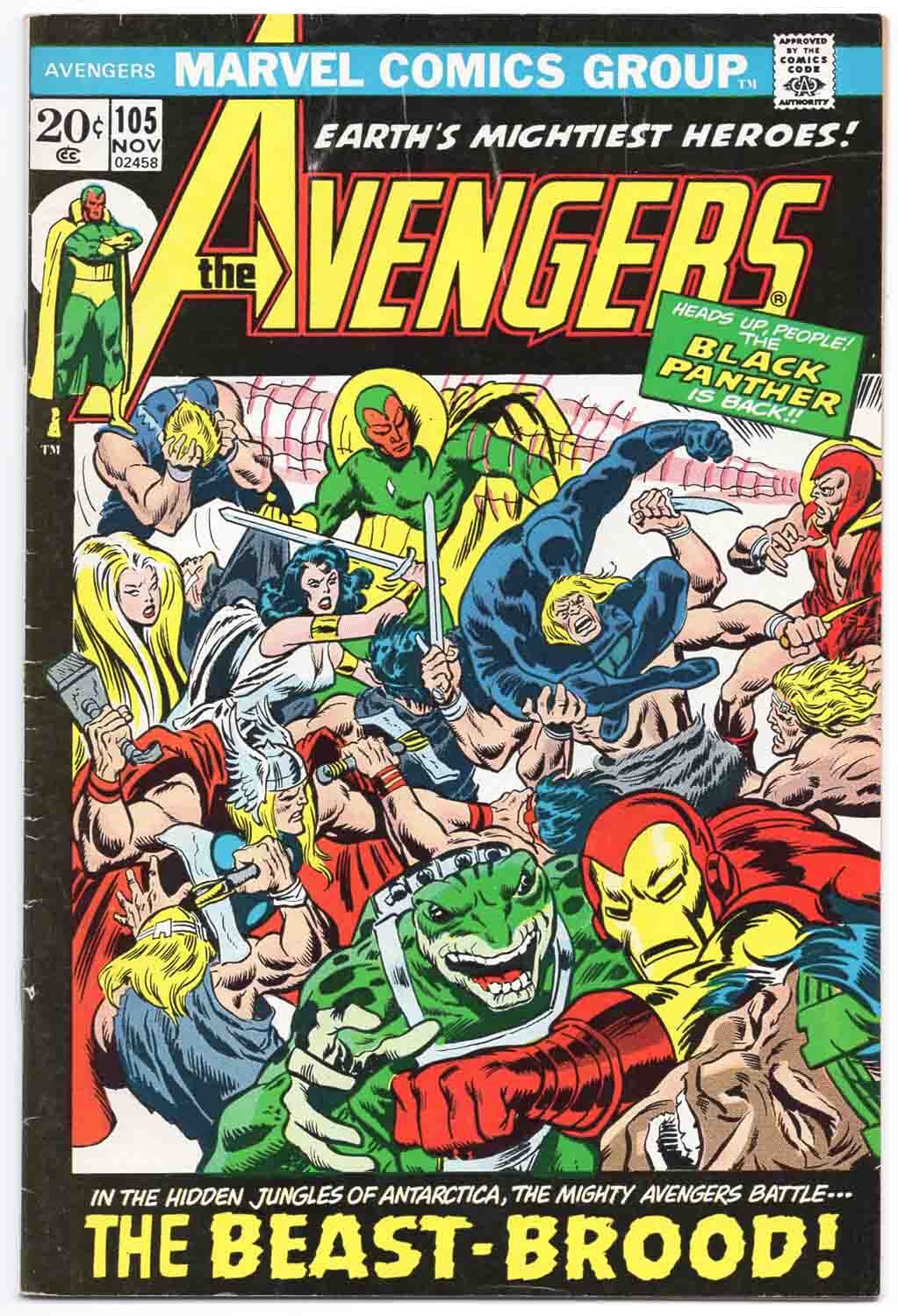 Avengers #105