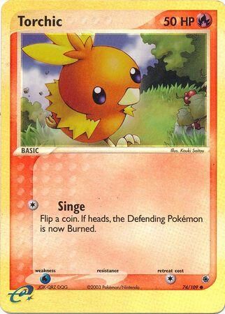 Torchic - 74/109 - Reverse Holo - EN