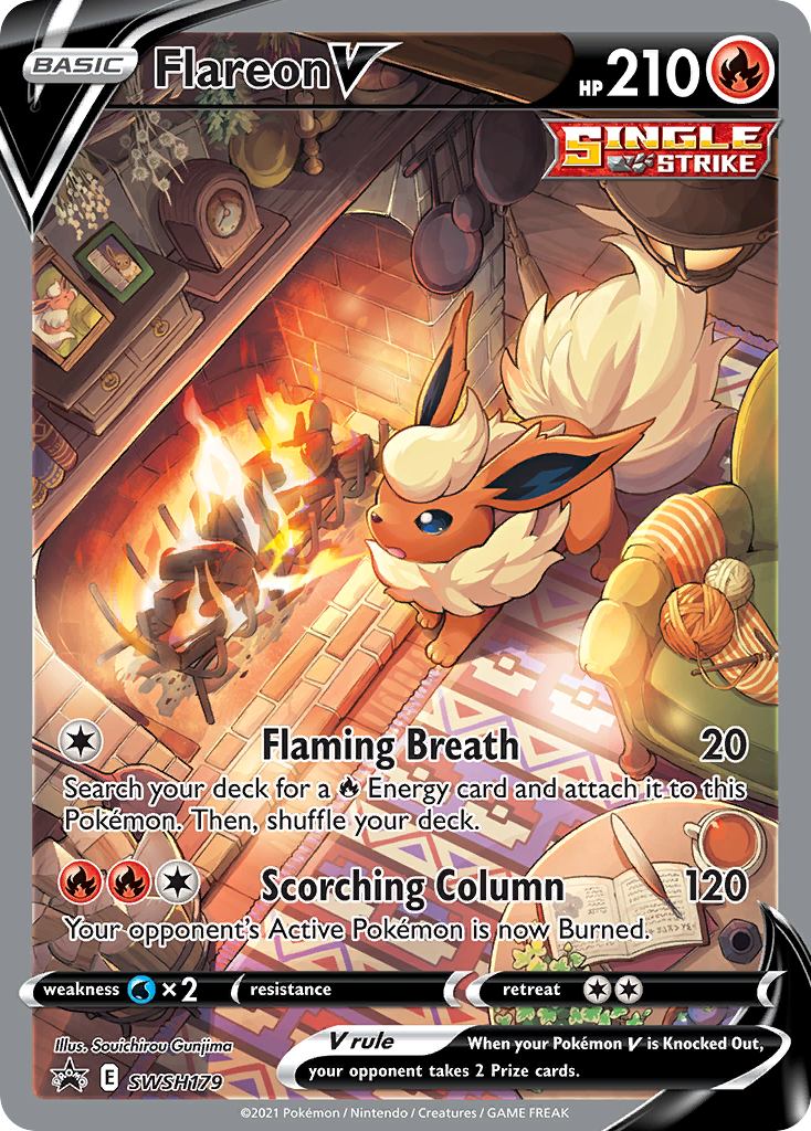 Flareon V - SWSH179/306 - EN Flareon V - SWSH179/306 - EN