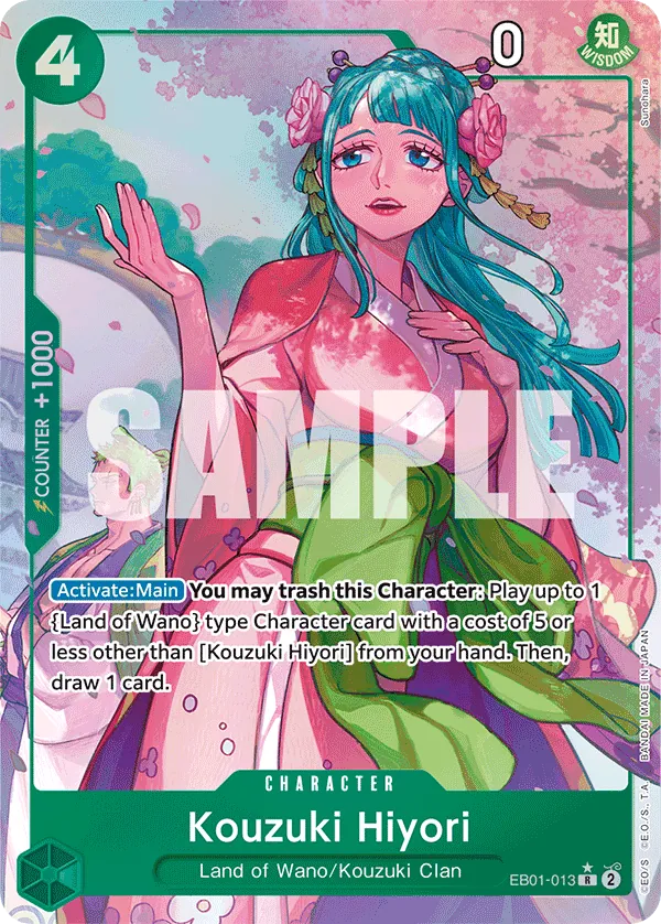 Kouzuki Hiyori - EB01-013 - Alternate Art Kouzuki Hiyori - EB01-013 - Alternate Art