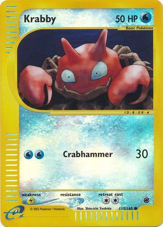 Krabby - 115/165 - Reverse Holo - EN