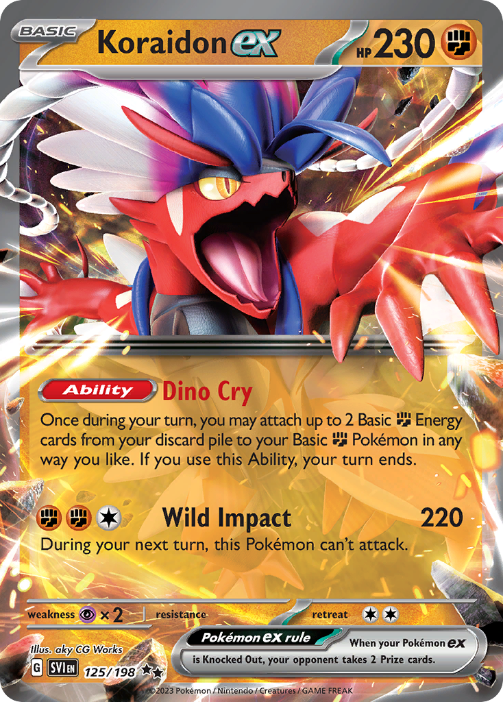 Koraidon ex - 125/198 - EN
