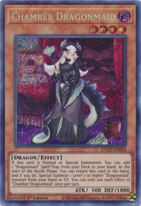 Kammer-Drachenmädchen - ETCO-DE026 - Secret Rare - 1. Auflage