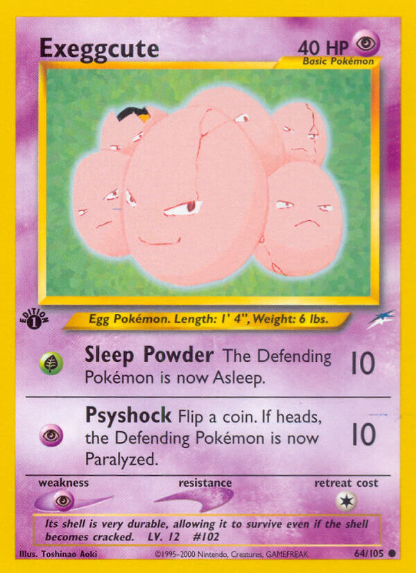 Exeggcute - 64/113 - 1st Edition - EN Exeggcute - 64/113 - 1st Edition - EN