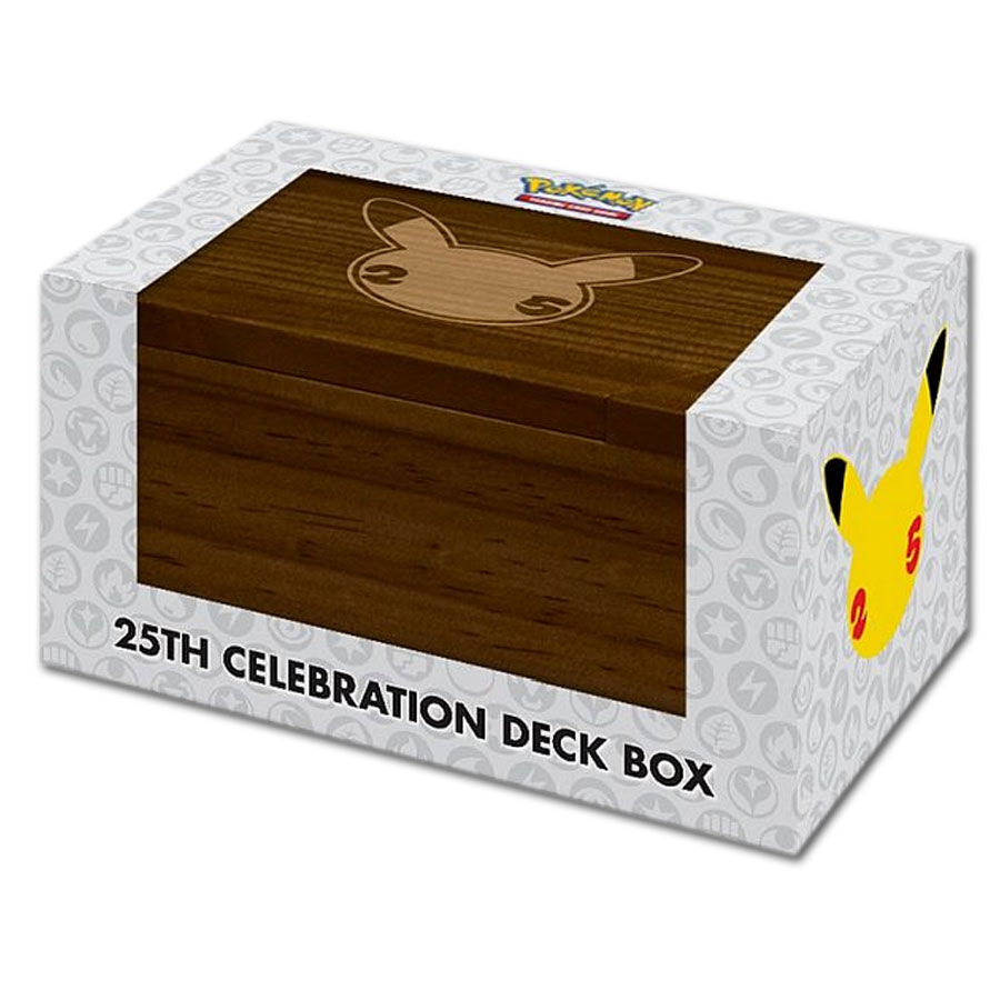 pokemon-25th-celebrations-holz-deckbox-1 Pokémon - 25th Celebrations Holz Deckbox