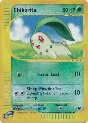 Chikorita - 100/165 - Reverse Holo - EN Chikorita - 100/165 - Reverse Holo - EN