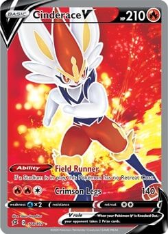Cinderace V 178/192 - Pokémon TCG