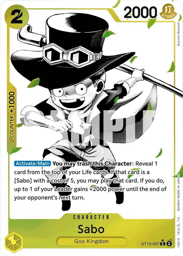 Sabo - ST13-007 - Alternate Art