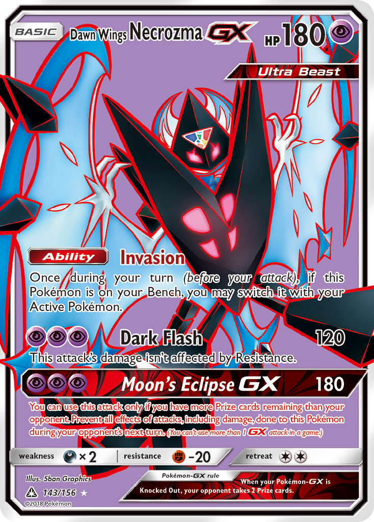 Dawn Wings Necrozma-GX - 143/156 - EN Dawn Wings Necrozma-GX - 143/156 - EN