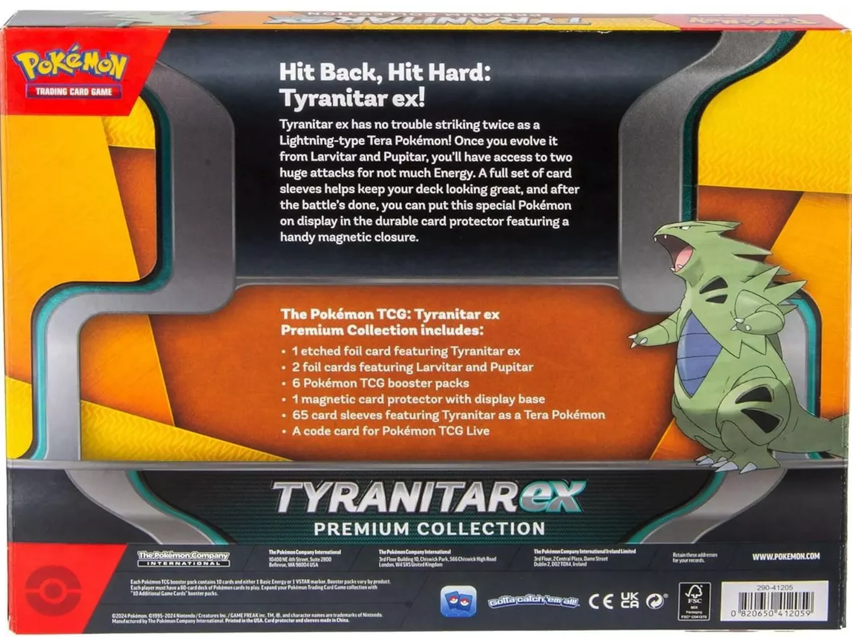 Pokémon TCG: Tyranitar ex Premium Collection Box - EN 
