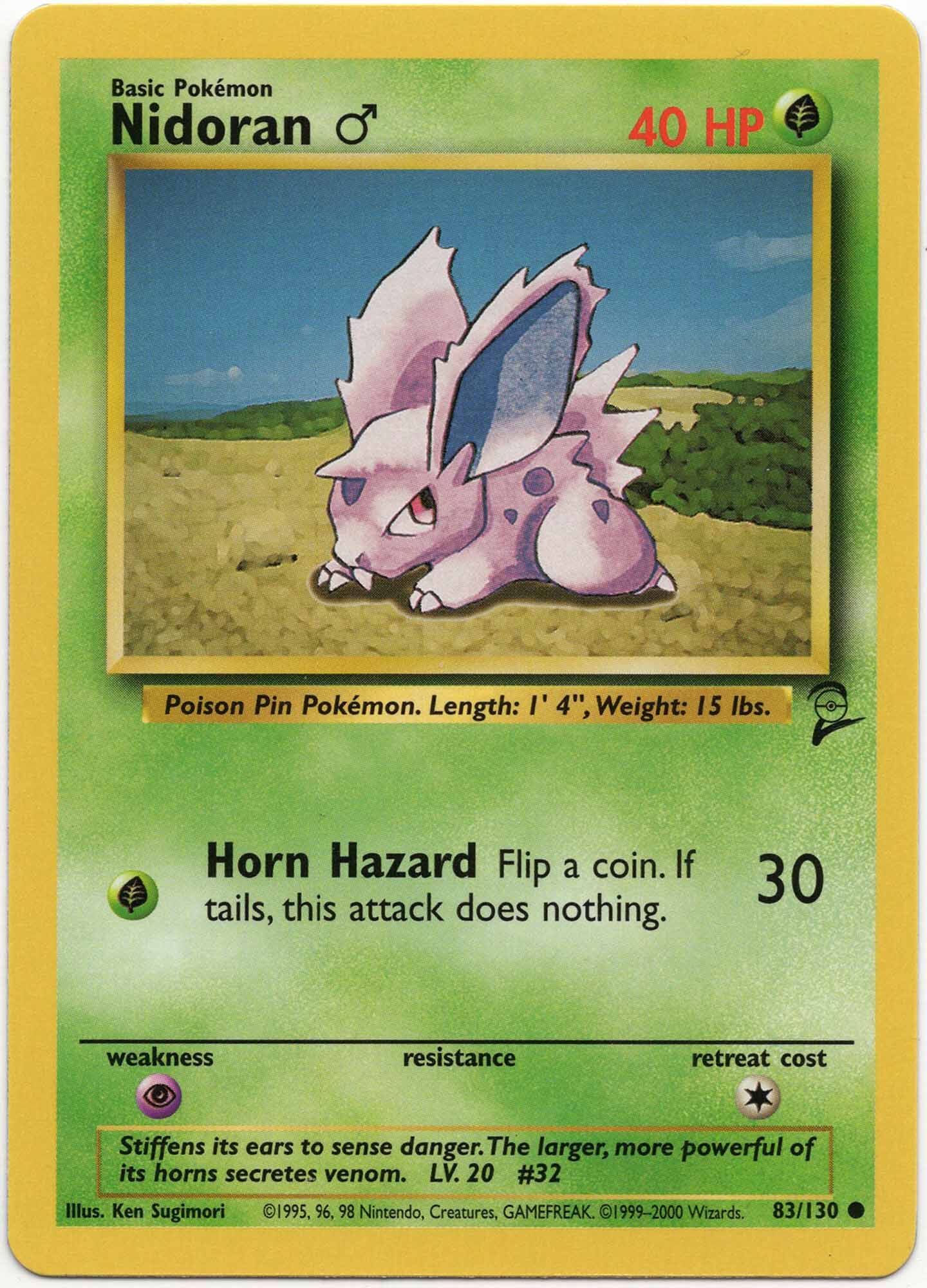 Nidoran ♂ - 83/130 - Pokémon TCG