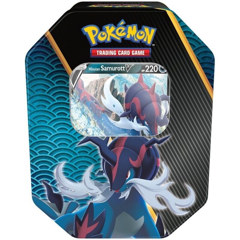 pokemon-divergent-powers-hisuian-samurott-v-tin-box-2022-en-1 Pokémon Divergent Powers Hisuian Samurott V Tin Box 2022 - EN