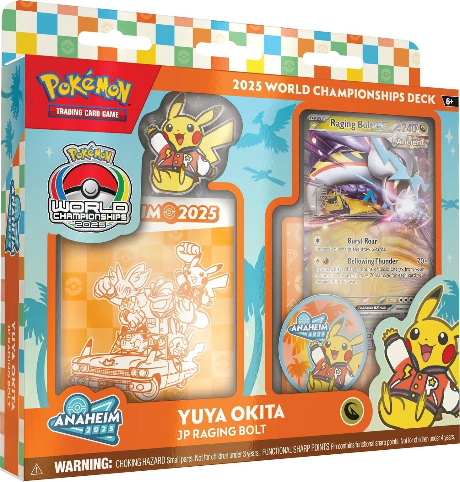 Pokémon TCG: 2025 World Championships Deck - Yuya Okita JP Raging Bolt ex - EN Pokémon TCG: 2025 World Championships Deck - Yuya Okita JP Raging Bolt ex - EN