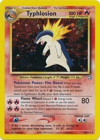 Typhlosion - 18/111 - Unlimited - EN