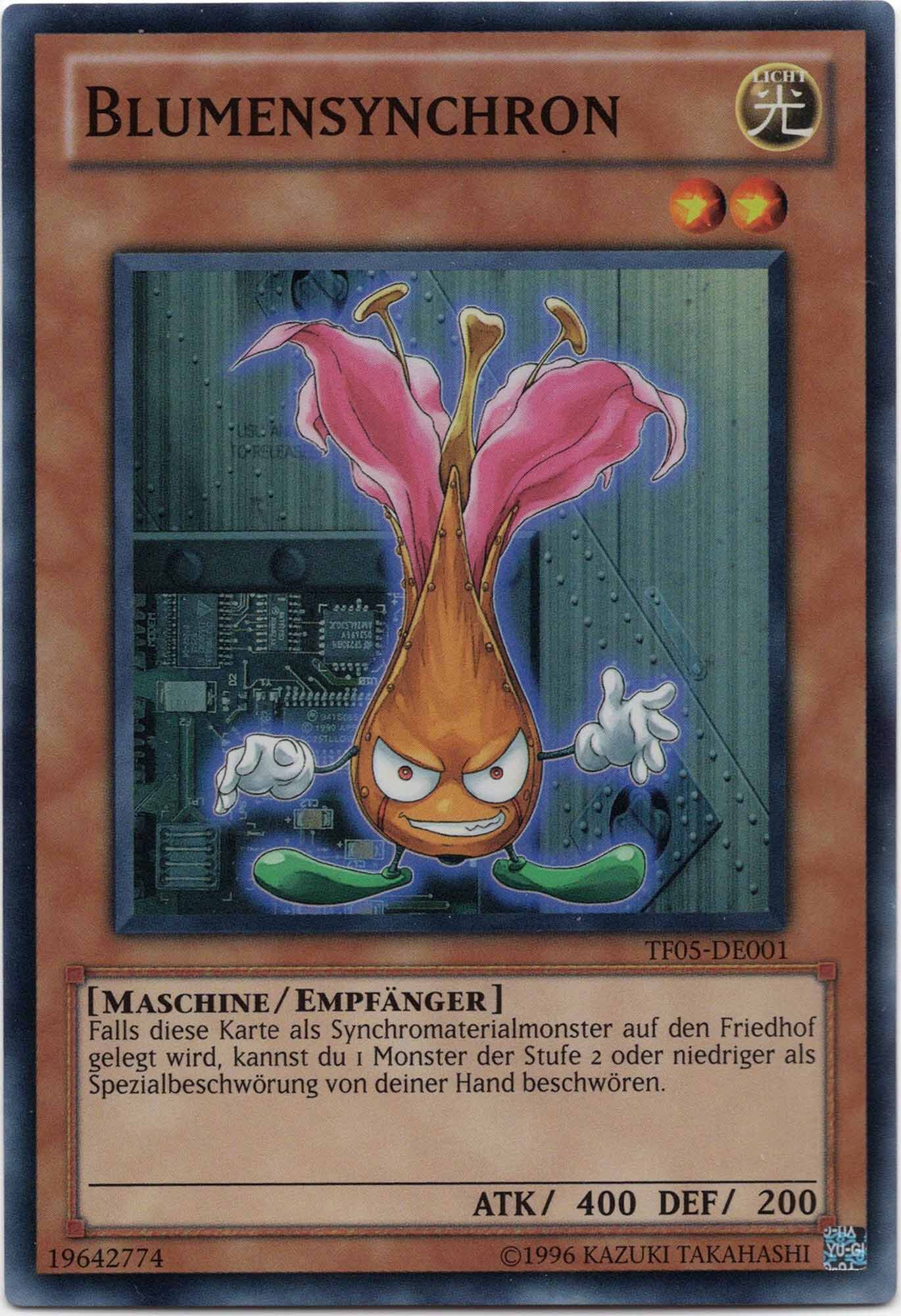Blumensynchron - TF05-DE001 - Super Rare (Near Mint)