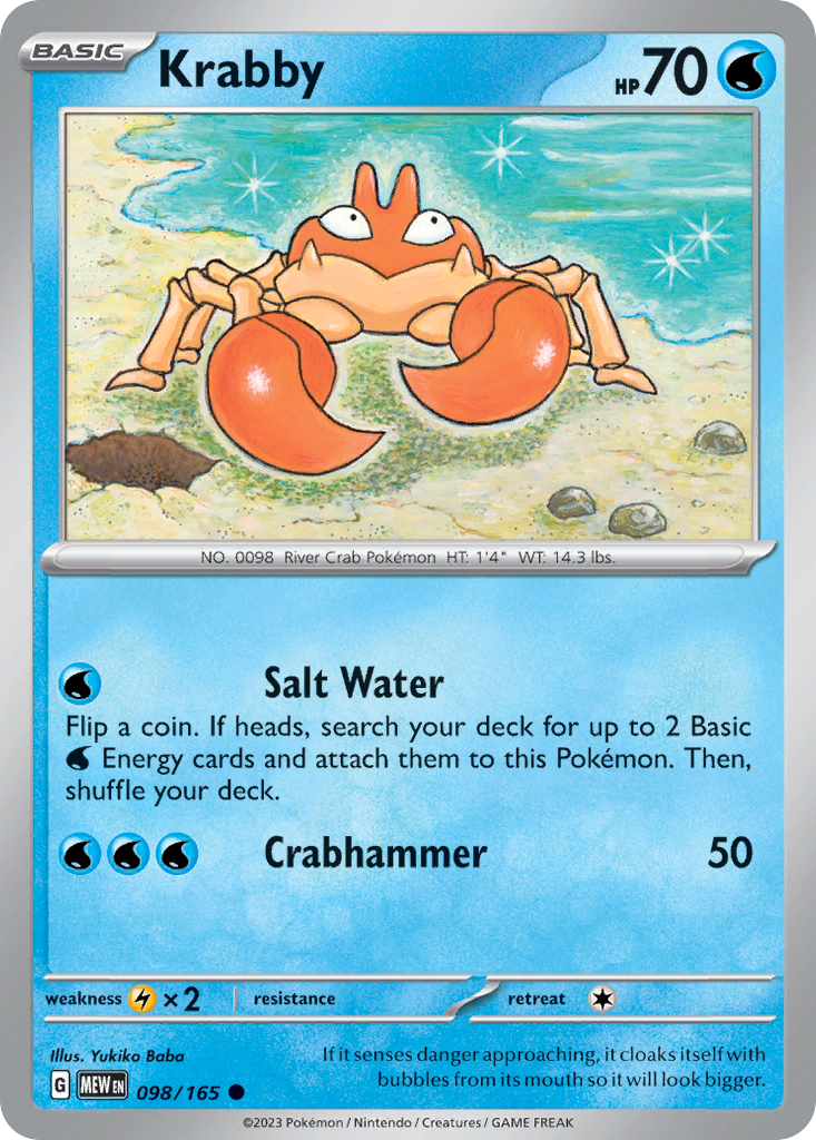 Krabby - 098/207 - EN Krabby - 098/207 - EN
