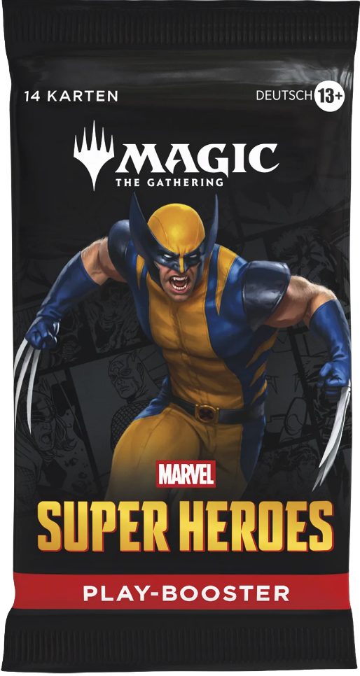 Magic the Gathering - Marvel Super Heroes 1 Random Play-Booster Pack - EN DE