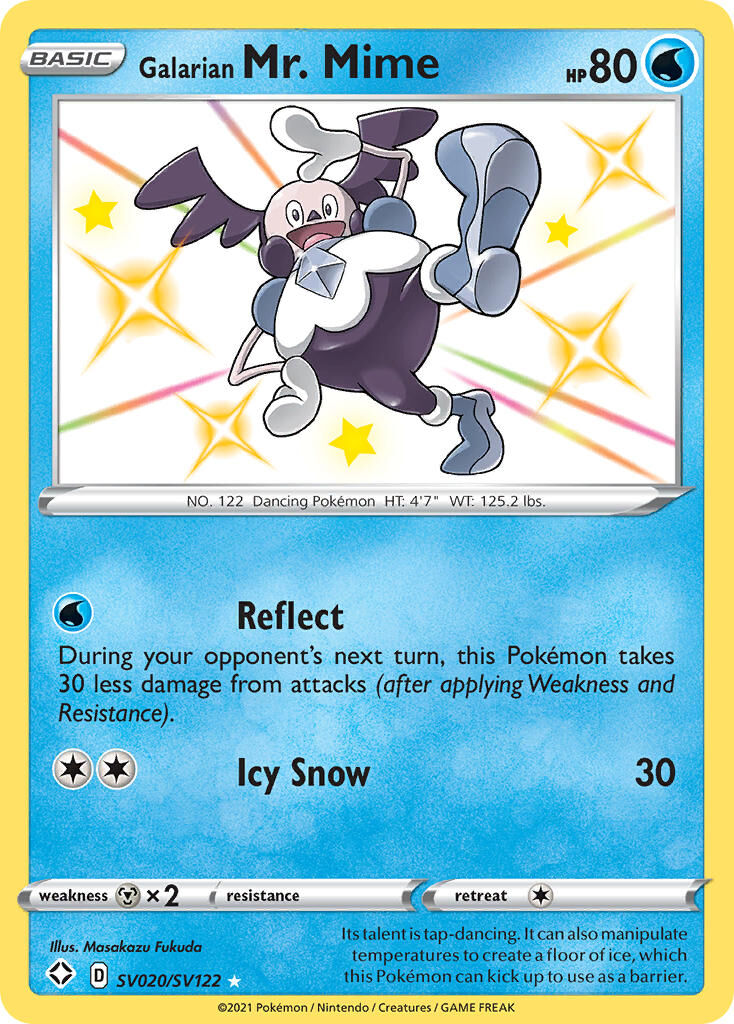Galarian Mr. Mime - SV020/SV122 - EN