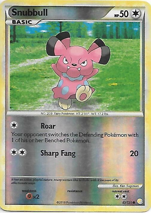 Snubbull - 82/123 - Reverse Holo - EN