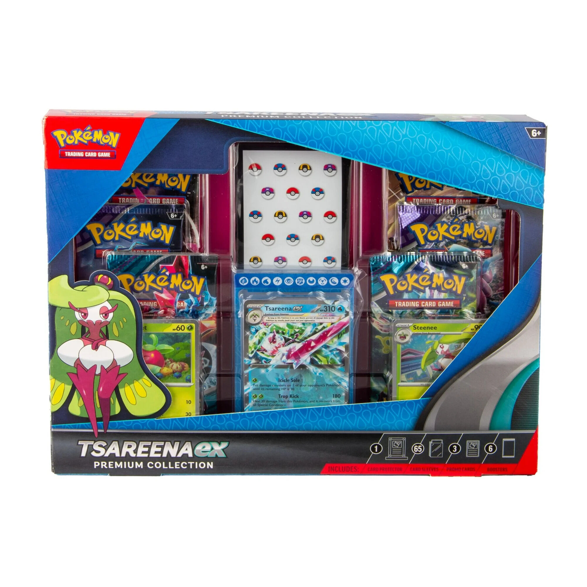 Pokémon Tsareena EX Premium Collection Box - Walmart Exclusive 2024 - EN Pokémon Tsareena EX Premium Collection Box - Walmart Exclusive 2024 - EN