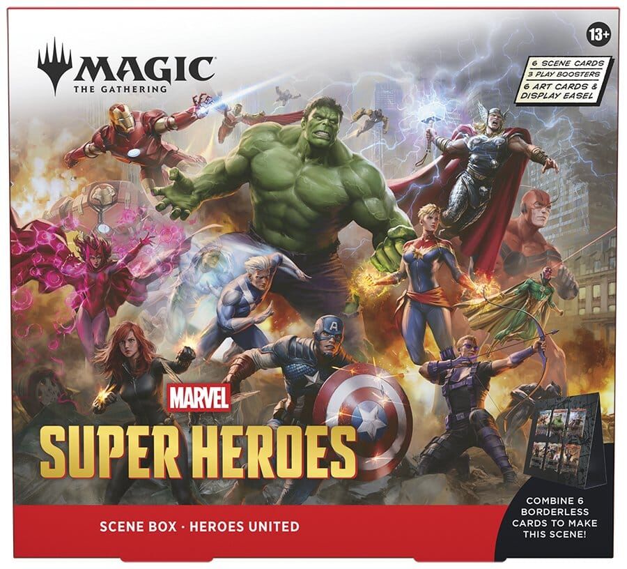 Magic the Gathering: Marvel Super Heroes - Scene Box - Heroes United - EN