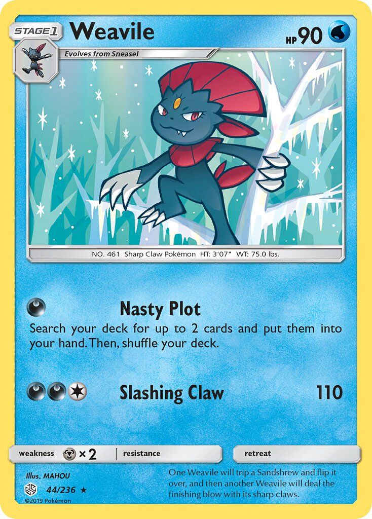 Weavile - 44/236 - EN Weavile - 44/236 - EN