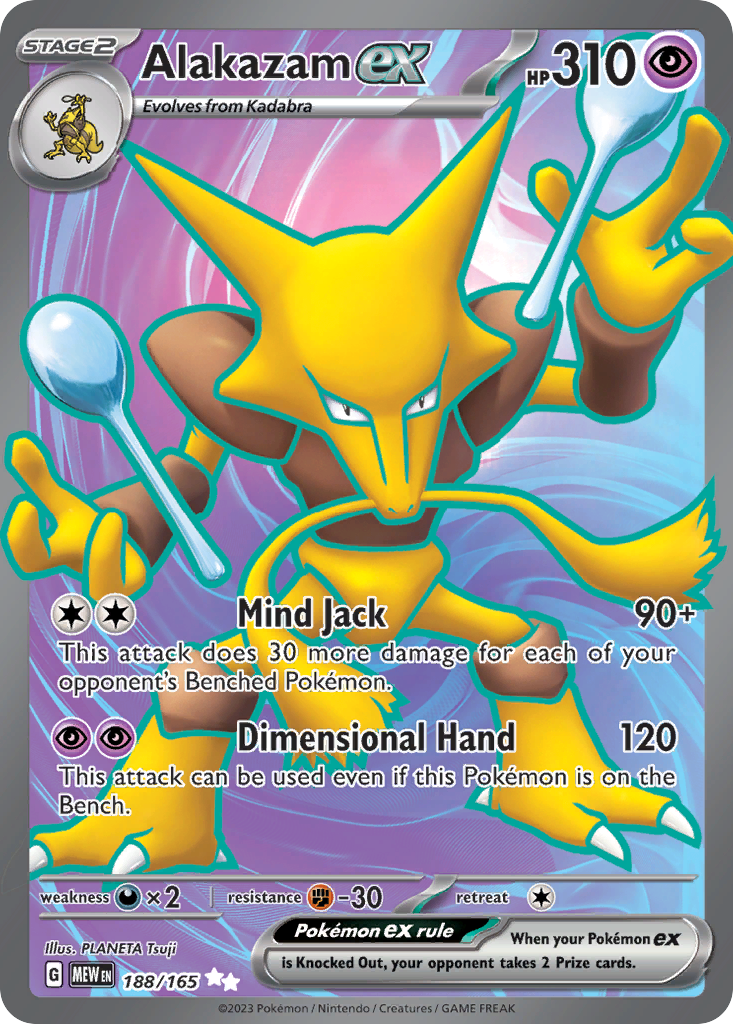 Alakazam ex - 188/207 - EN Alakazam ex - 188/207 - EN