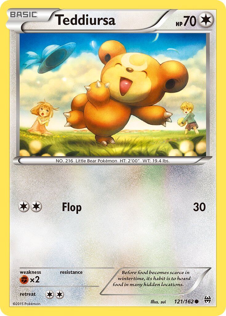 Teddiursa - 121/162 - EN